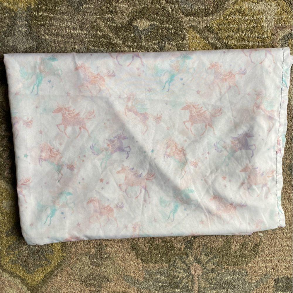 Your Zone Unicorn Flat Top Sheet